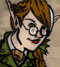 Bernadine, minus her coat.